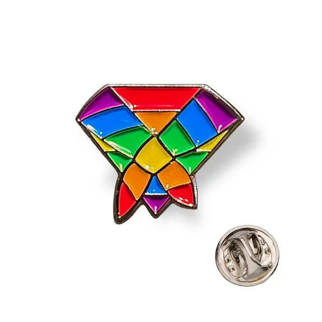 Pins SS Regnbueskjerfpins 