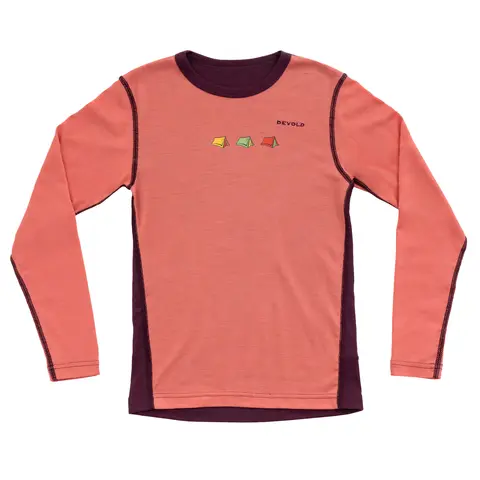 Tr&#248;ye til barn Devold Multi Merino Shirt Kid 121 Camp
