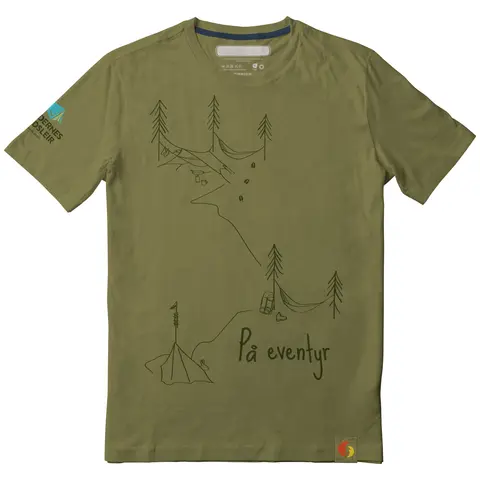 Skjorte til barn Speiderne Camp Tee Kid SageGreen