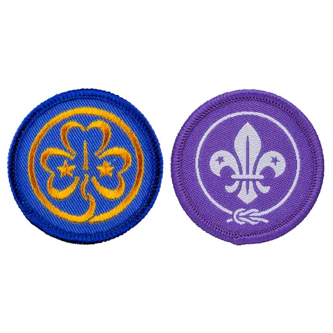 Verdensmerkene Speiderne Verdensmerker &#216; 42 mm 2 pk.