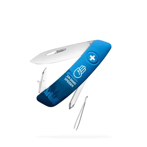 Lommekniv D02 Swiza D02 Blue SS