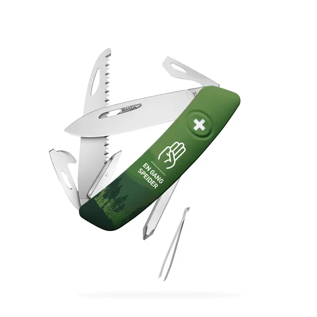 Lommekniv D06 Swiza D06 Green SS 