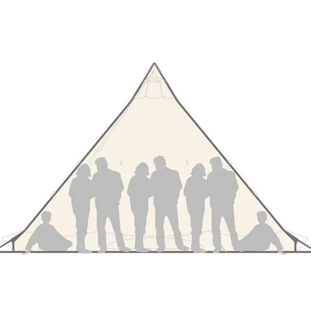 Lavvo til 15 Tentipi Onyx 15 Light 