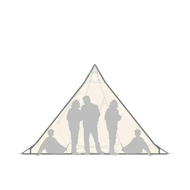 Lavvo til 7 Tentipi Onyx 7 CP 