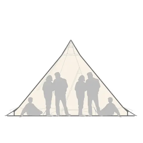 Lavvo til 9 Tentipi Safir 9 Eco