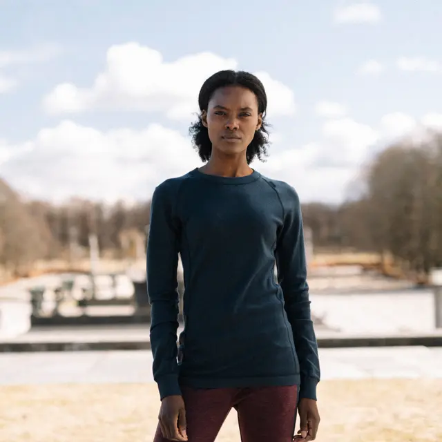 Trøye til dame S Tufte Bambull Crew W S 049 