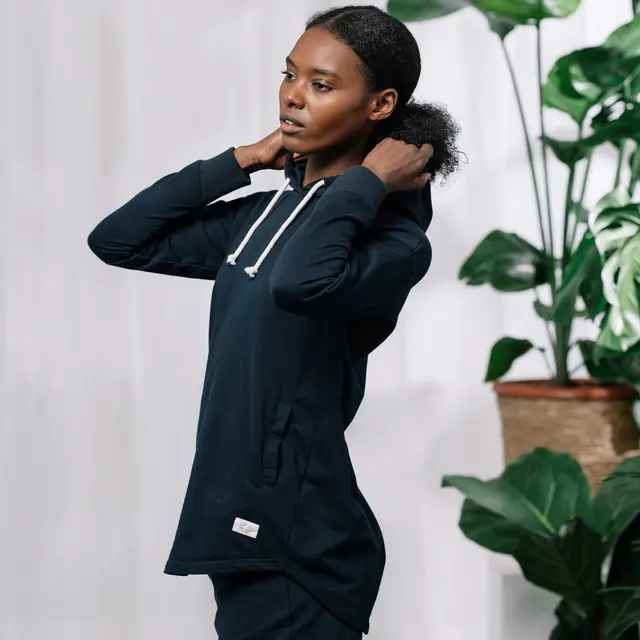 Hettegenser til dame M Tufte Puffin Relaxed Hoodie W M 049 