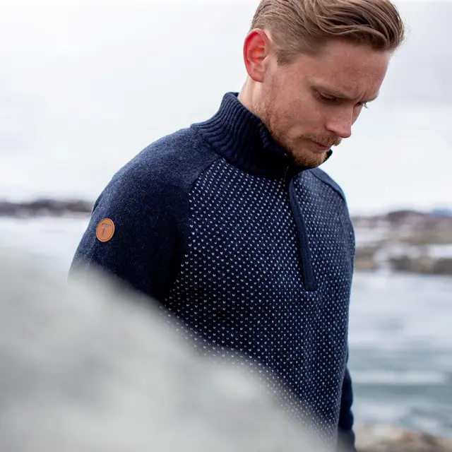Genser til herre L Tufte Robin Low Half Zip M L 117 