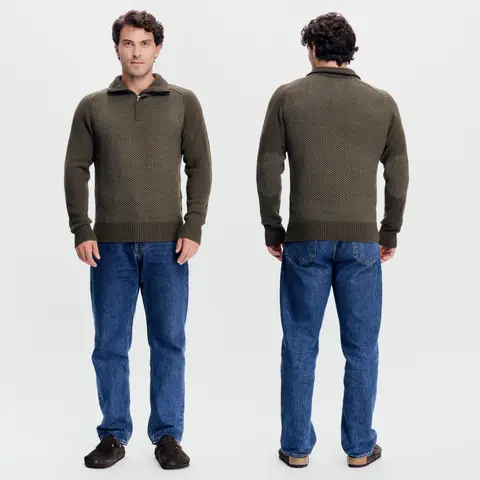 Genser til herre Tufte Robin Low Half Zip M 303
