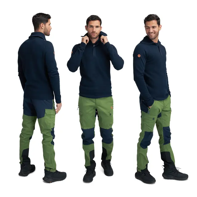 Genser til herre XS Tufte Robin Stitch Half Zip M XS 049 