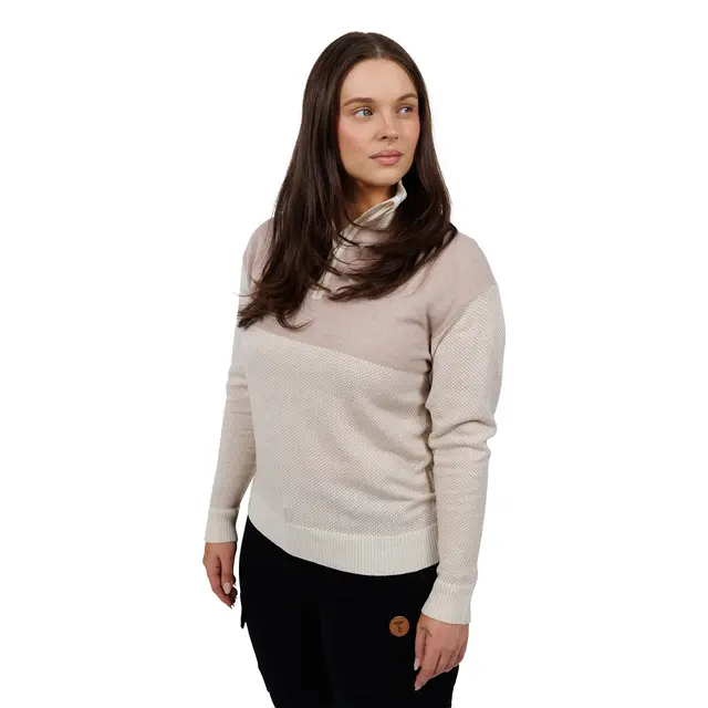 Genser til dame L Tufte Robin Stitch Half Zip W L 290 