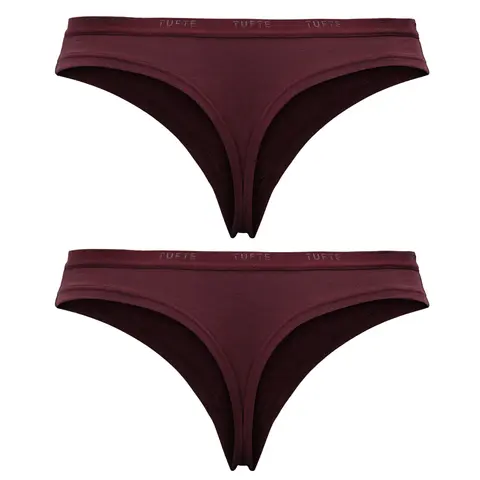Thong til dame Tufte Thongs 2 pk. W 080