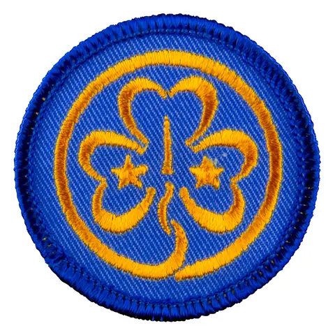 WAGGGS-merke til speiderskjorta WAGGGS Verdensmerke &#216; 5 cm