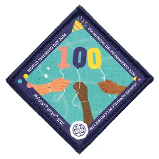 Tenkedagsmerke 2026 WAGGGS World Thinking Day Badge 2026