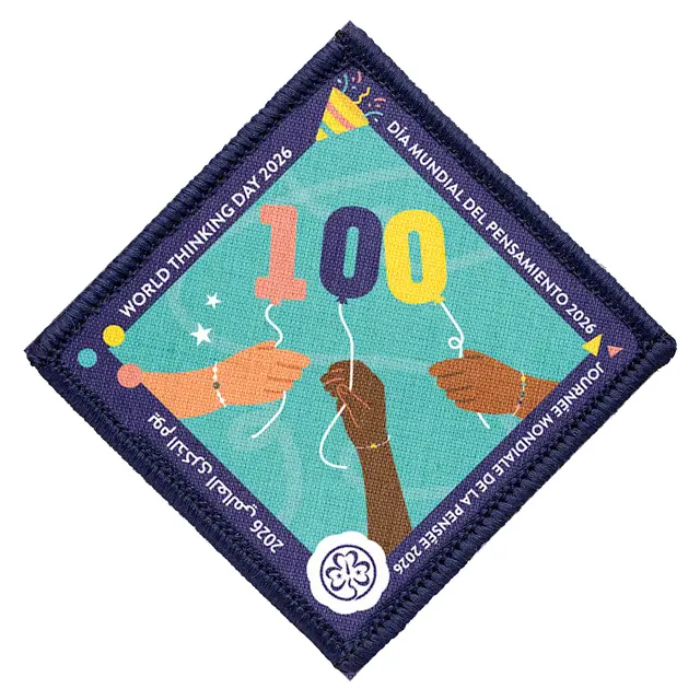 Tenkedagsmerke 2026 WAGGGS World Thinking Day Badge 2026 