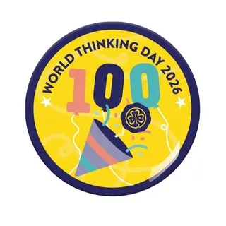 Tenkedagspins 2026 WAGGGS World Thinking Day Pin 2026