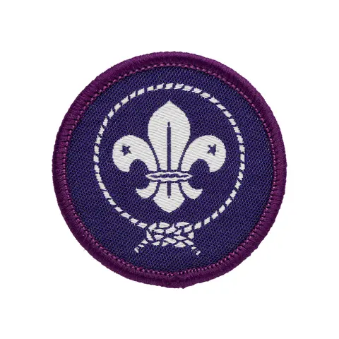 WOSM-merke til speiderskjorta WOSM Verdensmerke &#216; 4 cm