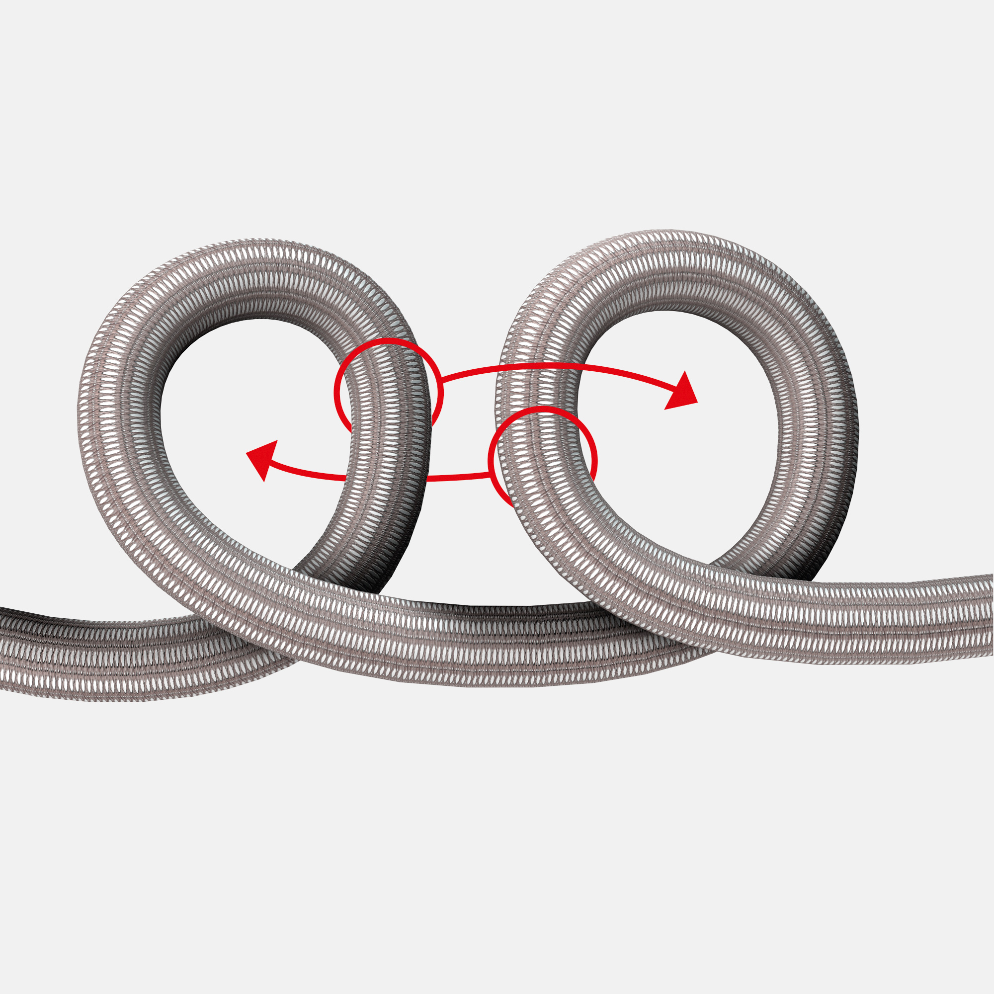 Slik lager du dobbelt halvstikk